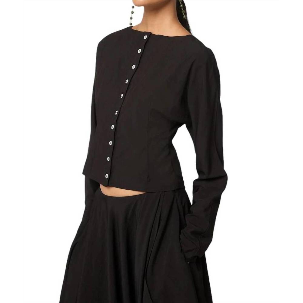 NEW THE LINE BY K zhade top in black - Picture 2 of 3
